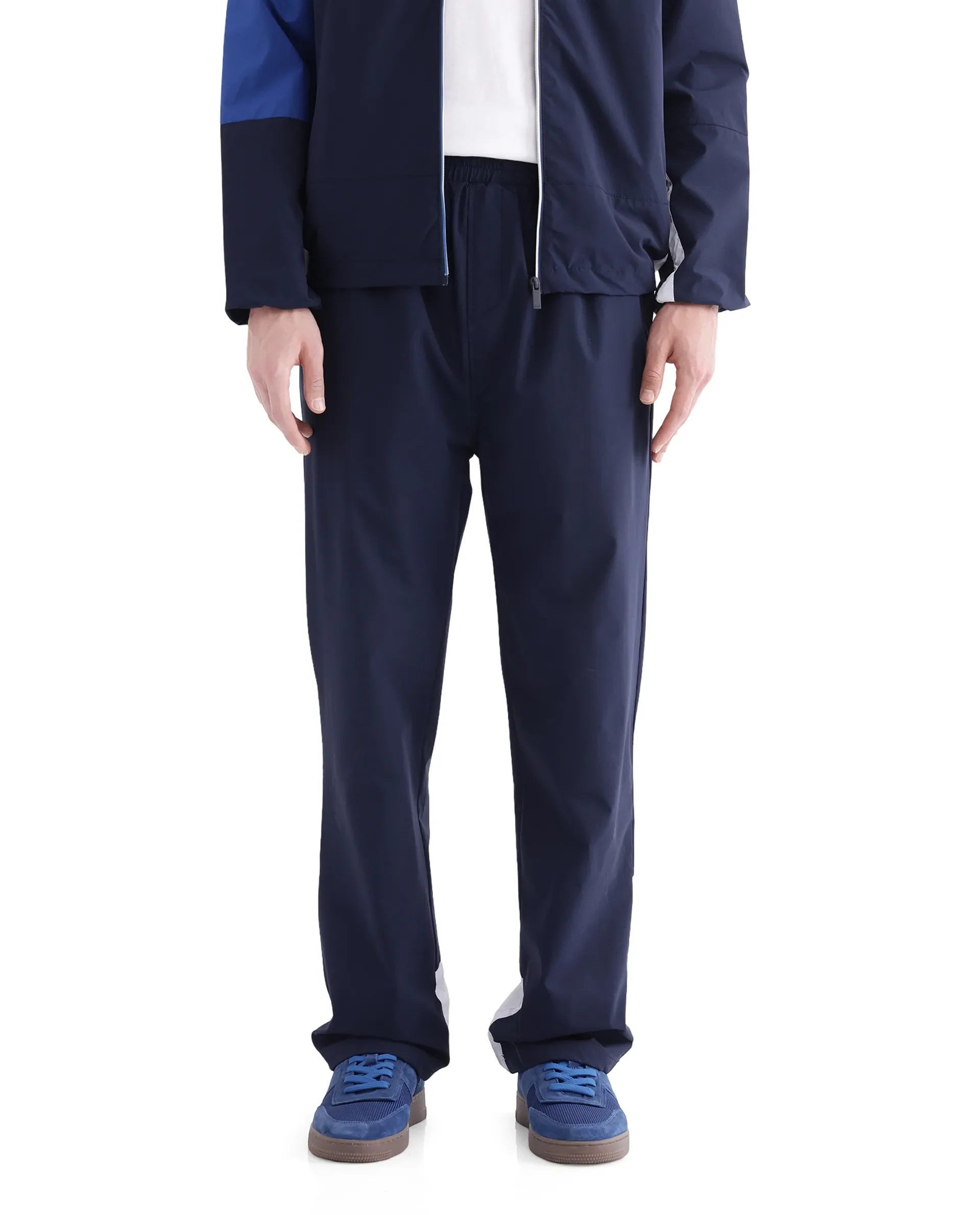 Regular Fit Cut and Sew Track Pant