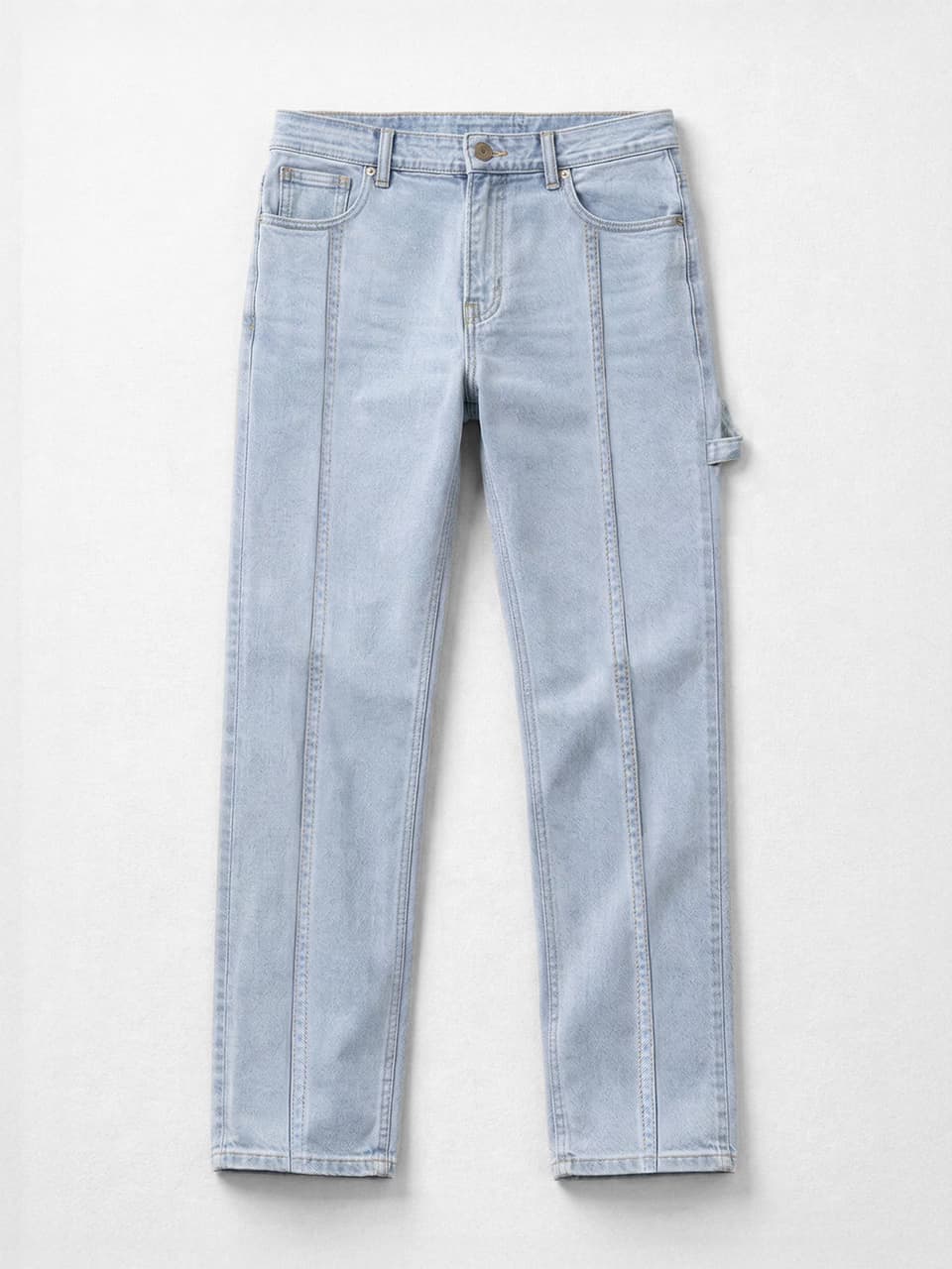 Light Blue Straight Fit Jeans – alternate view